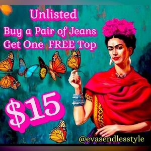 Unlisted Pants Brand,Color&Size will be Shown On Live Show!